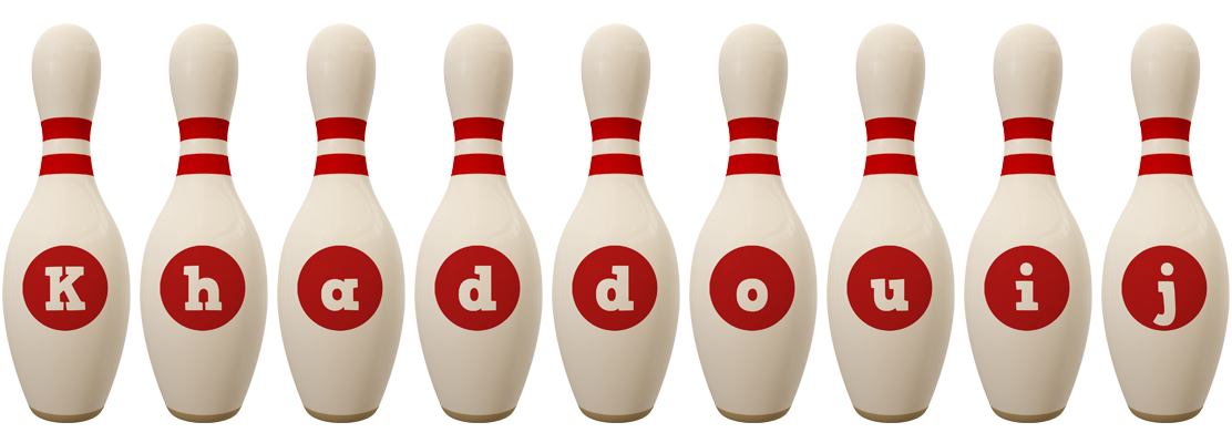 Khaddouij bowling-pin logo