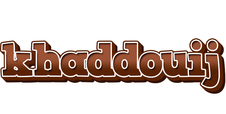 Khaddouij brownie logo