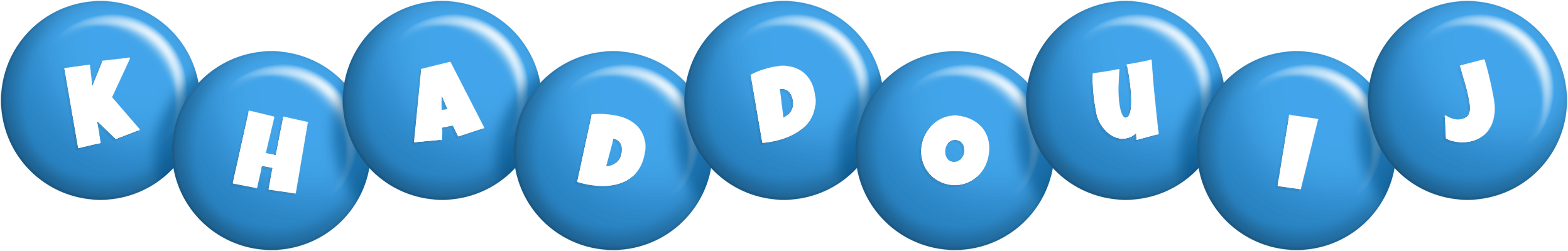 Khaddouij candy-blue logo