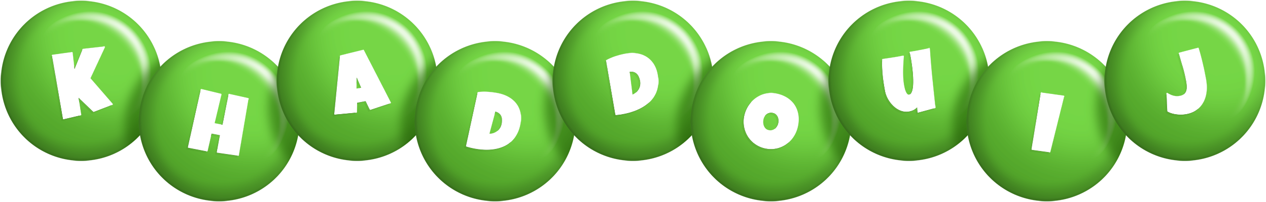 Khaddouij candy-green logo
