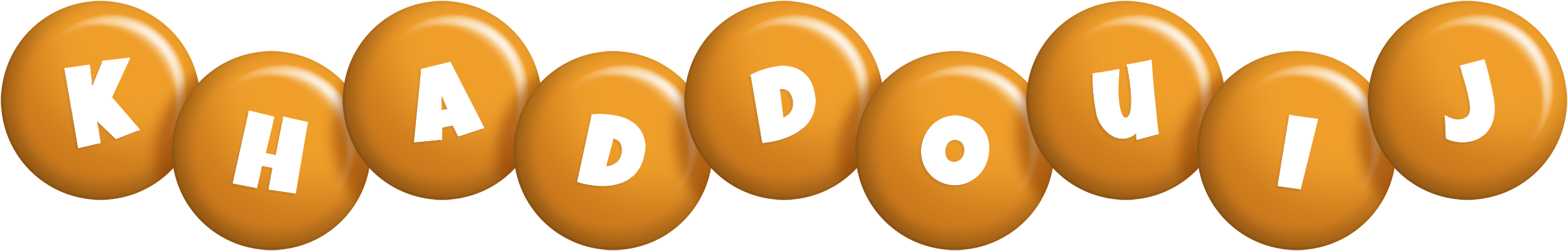 Khaddouij candy-orange logo