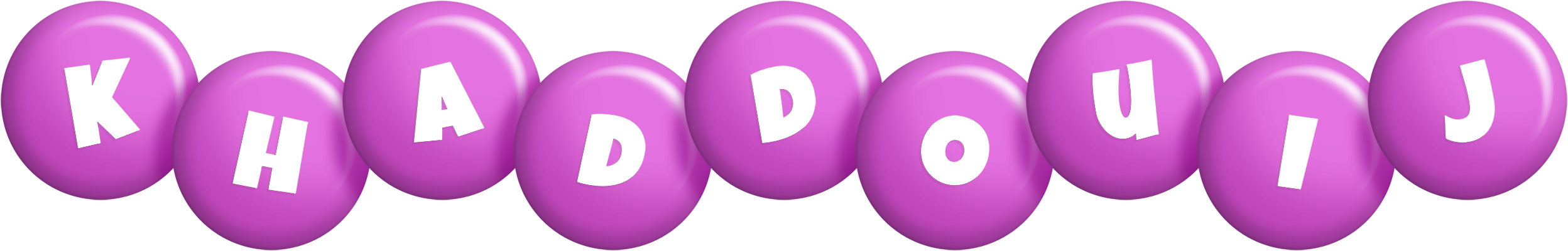 Khaddouij candy-purple logo