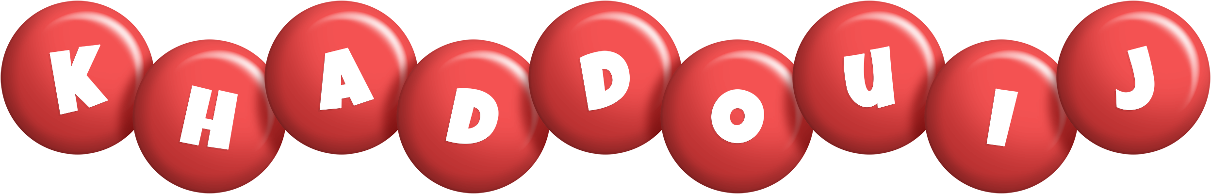 Khaddouij candy-red logo