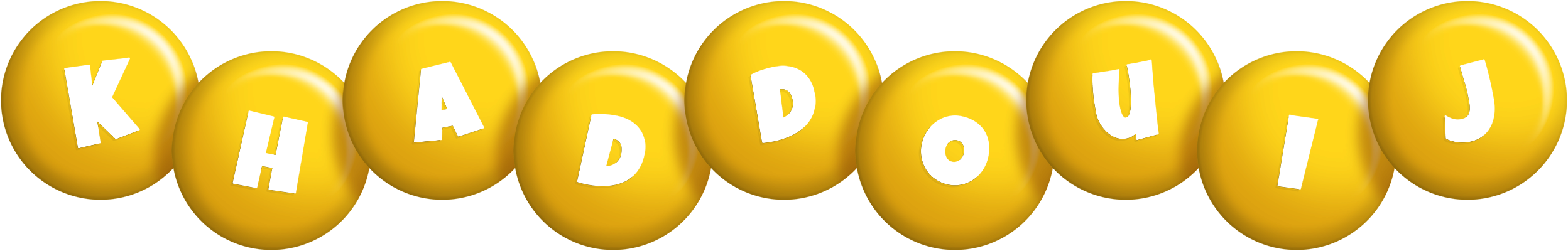 Khaddouij candy-yellow logo