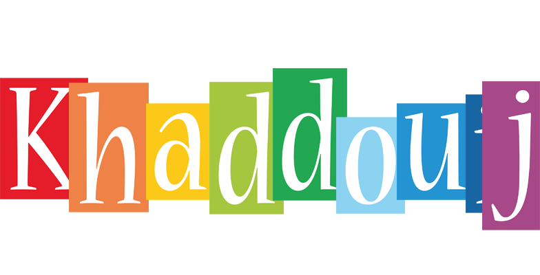 Khaddouij colors logo