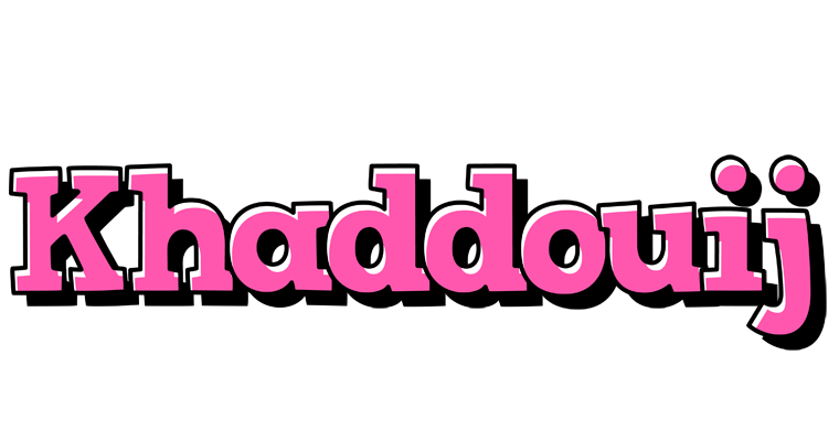 Khaddouij girlish logo