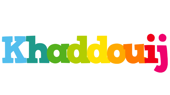 Khaddouij rainbows logo