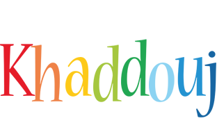 Khaddouj birthday logo