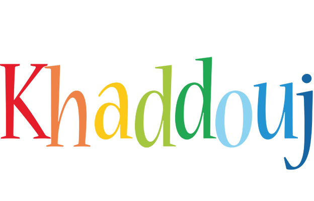 Khaddouj birthday logo