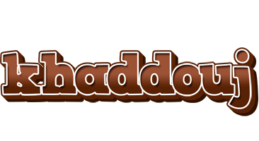 Khaddouj brownie logo