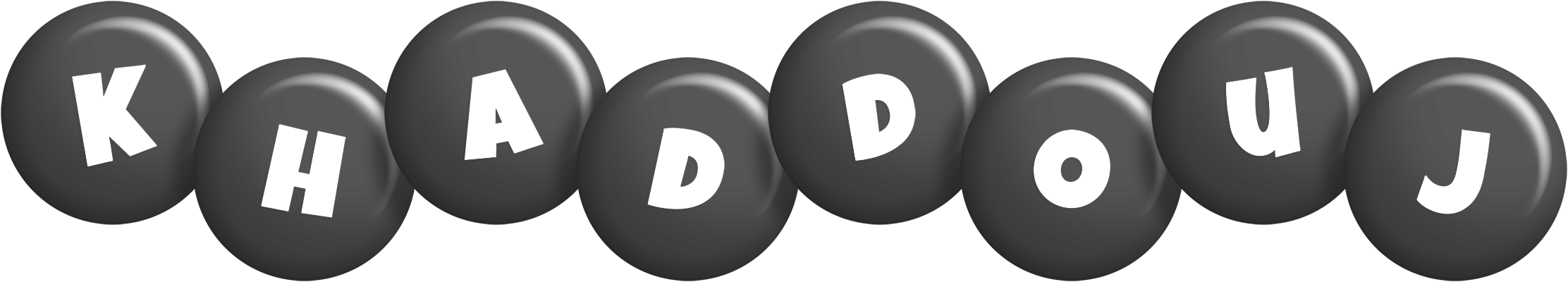 Khaddouj candy-black logo