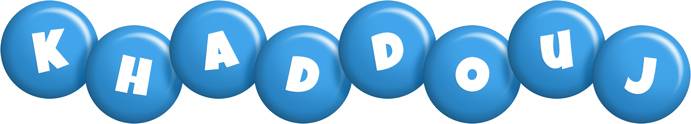 Khaddouj candy-blue logo
