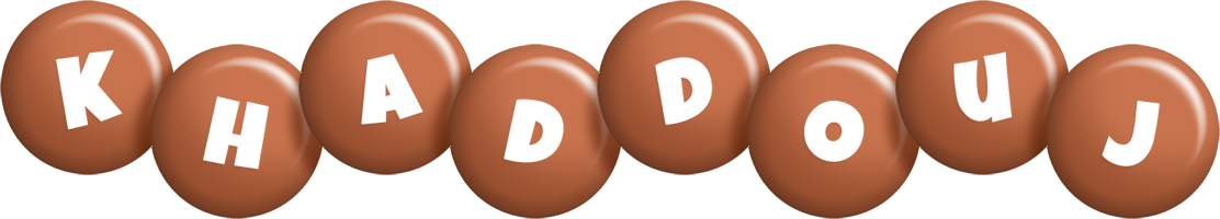 Khaddouj candy-brown logo