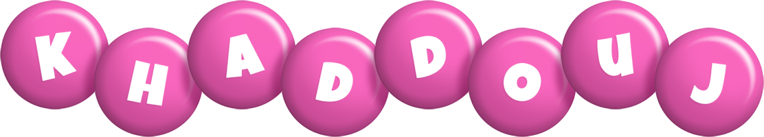 Khaddouj candy-pink logo