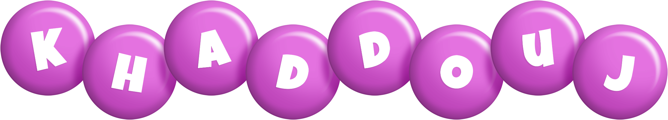 Khaddouj candy-purple logo