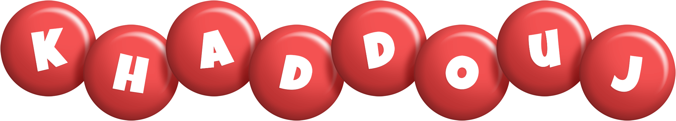 Khaddouj candy-red logo