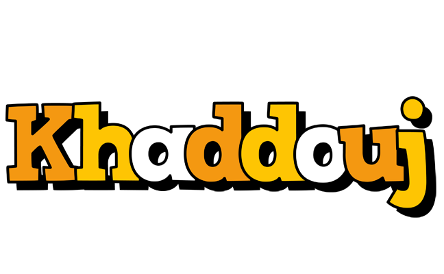 Khaddouj cartoon logo