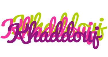 Khaddouj flowers logo