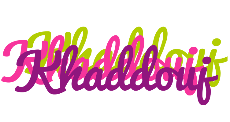 Khaddouj flowers logo