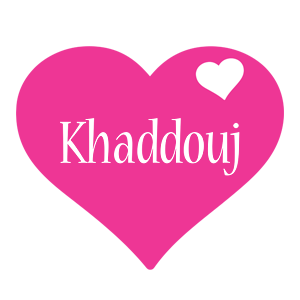 Khaddouj love-heart logo