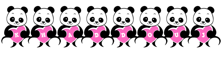 Khaddouj love-panda logo