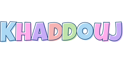 Khaddouj pastel logo