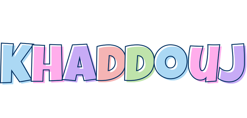 Khaddouj pastel logo