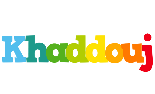 Khaddouj rainbows logo