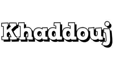 Khaddouj snowing logo
