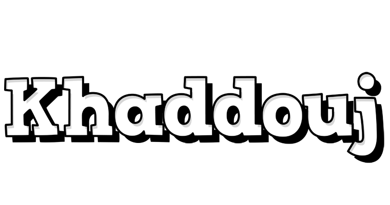 Khaddouj snowing logo