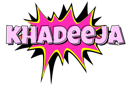 Khadeeja badabing logo