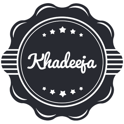Khadeeja badge logo
