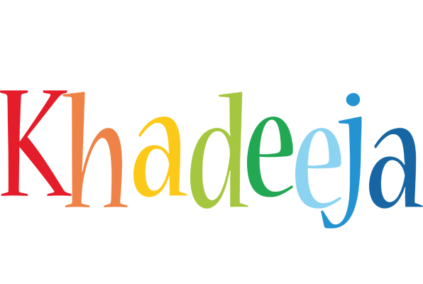 Khadeeja birthday logo