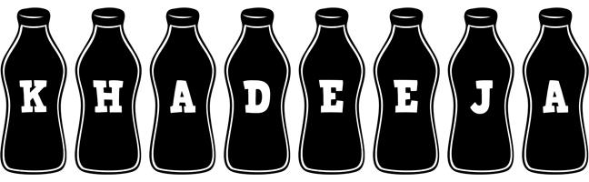 Khadeeja bottle logo