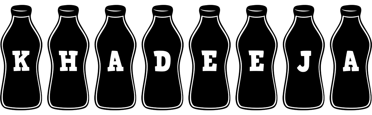 Khadeeja bottle logo