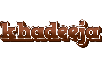 Khadeeja brownie logo