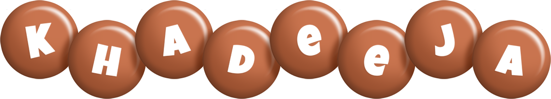 Khadeeja candy-brown logo