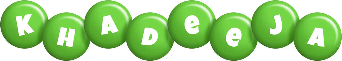 Khadeeja candy-green logo