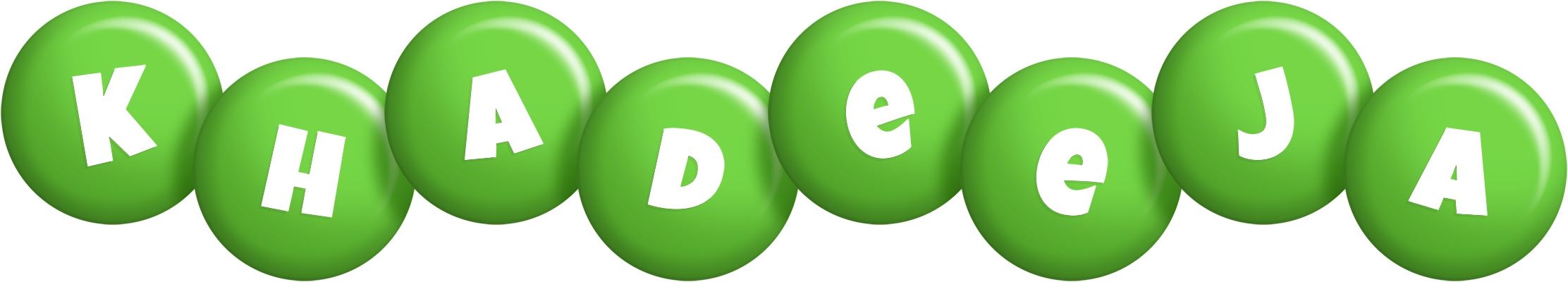 Khadeeja candy-green logo