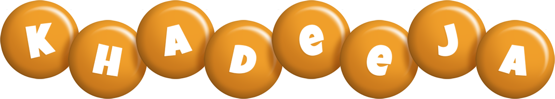 Khadeeja candy-orange logo