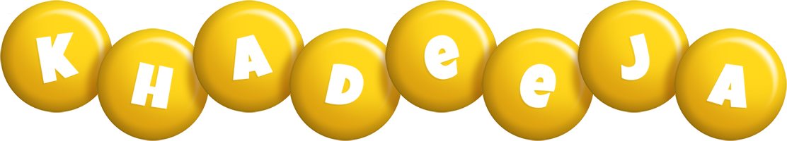 Khadeeja candy-yellow logo
