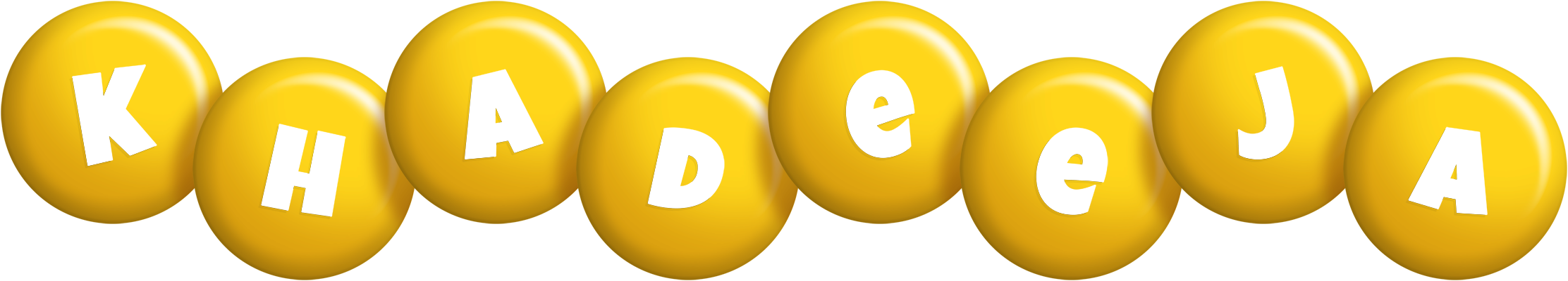 Khadeeja candy-yellow logo
