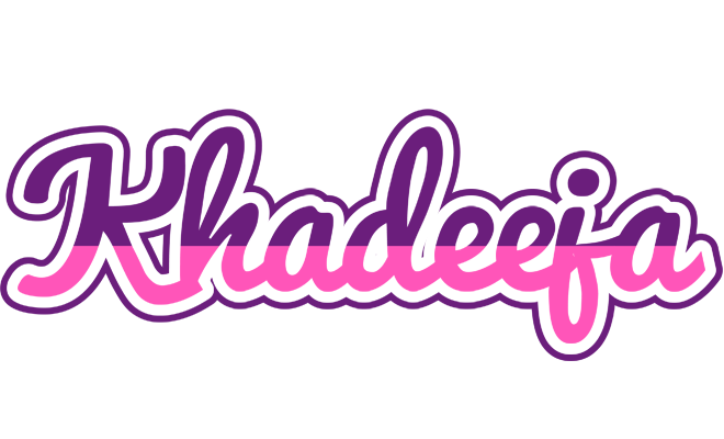 Khadeeja cheerful logo
