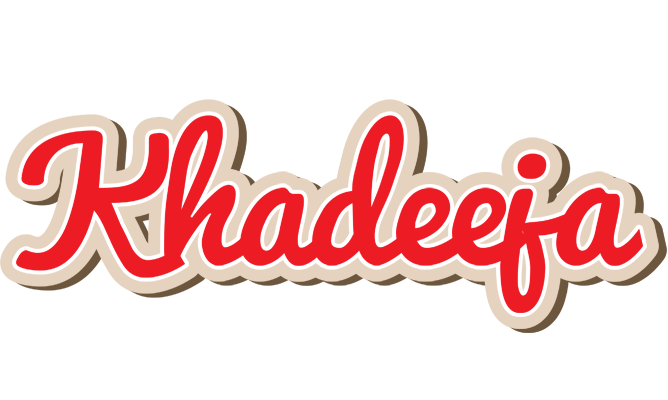 Khadeeja chocolate logo
