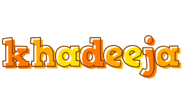 Khadeeja desert logo