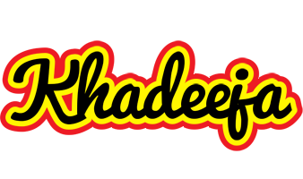 Khadeeja flaming logo