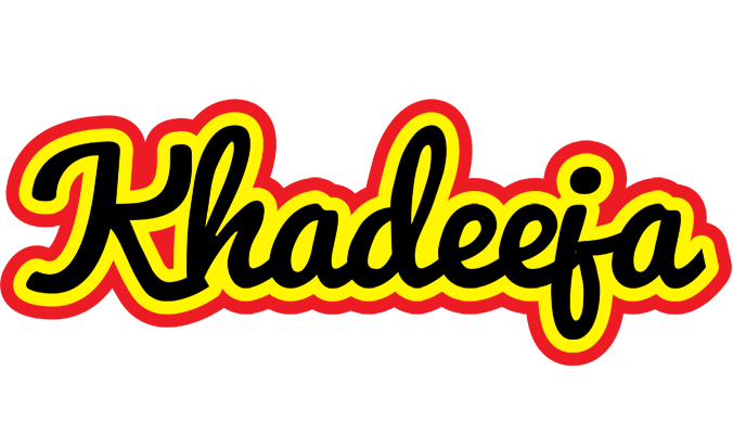 Khadeeja flaming logo