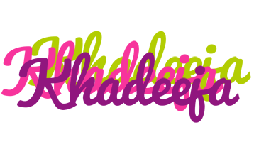Khadeeja flowers logo