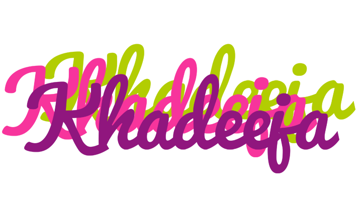 Khadeeja flowers logo