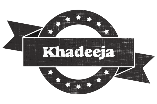 Khadeeja grunge logo